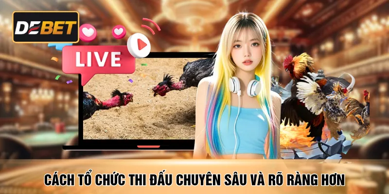 Cách tổ chức thi đấu chuyên sâu và rõ ràng hơn