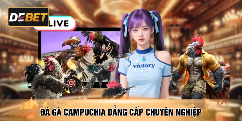 Đá gà Campuchia đẳng cấp chuyên nghiệp