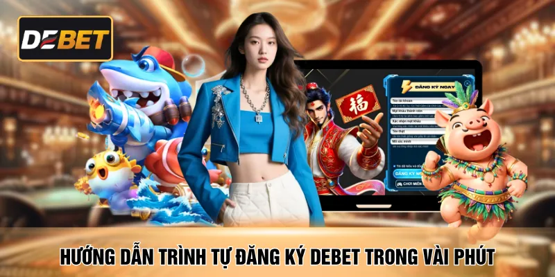 Hướng dẫn trình tự đăng ký DEBET trong vài phút