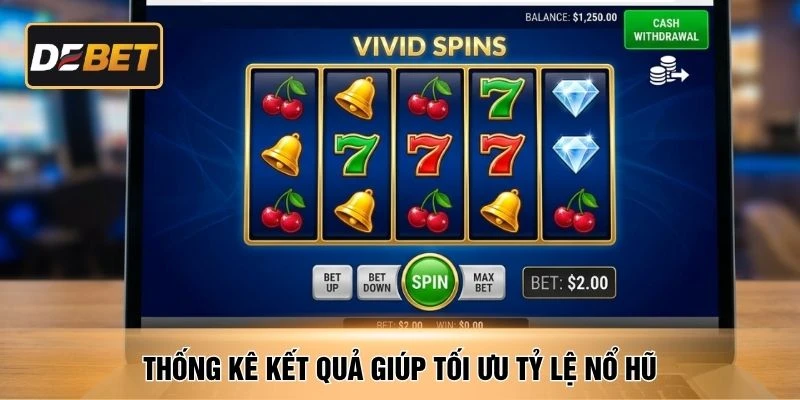 Thống kê kết quả giúp tối ưu tỷ lệ nổ hũ